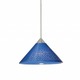 XP Kona Pendant - Satin Nickel / Blue Starpoint