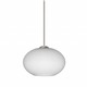 XP Lasso Pendant - Satin Nickel / Opal Matte