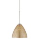 XP Mia Pendant - Satin Nickel / Gold Foil XP Mia Pendant - Satin Nickel / Gold Foil