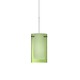 XP Pahu Pendant - Satin Nickel / Transparent Olive/Opal