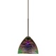 XP Sabrina Pendant - Bronze / Black Dicro Wavy