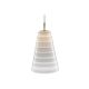 Freejack Scalino Pendant - Matte Satin Nickel / White Opal