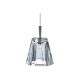 Freejack Scintillio Cone Pendant - Chrome / Clear