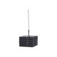 Freejack Scintillio Square Pendant - Chrome / Black Freejack Scintillio Square Pendant - Chrome / Black