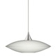 XP Spazio Pendant - Satin Nickel / Opal Glossy