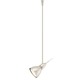 FJ Spirit Head with S1 Little Solid Shade - Polished Nickel / Polished Nickel