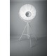 Fortuny Floor Lamp - Titanium / White