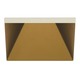 Genna Square 3.5 Inch Wall Wash Housing and Trim - Bronze Genna Square 3.5 Inch Wall Wash Housing and Trim - Bronze /