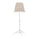 Gilda Floor Lamp - Aluminum / Beige / White Gilda Floor Lamp - Aluminum / Beige / White