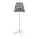 Gilda Floor Lamp - Aluminum / Black / White Gilda Floor Lamp - Aluminum / Black / White