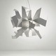 Glow 1 Pendant - Chrome / Satin Aluminum Glow 1 Pendant - Chrome / Satin Aluminum