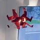 Glow 1 Pendant - Chrome / Red Glow 1 Pendant - Chrome / Red