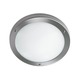 Helio Wall / Ceiling Mount - Satin Nickel / White Helio Wall / Ceiling Mount - Satin Nickel / White