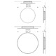 Hoop Metal Wall / Ceiling Mount -  / 