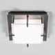 Elf 8 Ceiling Flush Mount - Satin Nickel / Opal