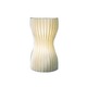 Kissing Concave Wall Sconce -  / Ivory Silk Dupioni