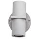 KO 2 Light Outdoor Spotlight - Satin Nickel / Clear KO 2 Light Outdoor Spotlight - Satin Nickel / Clear