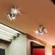Kron 3 Light Ceiling Spot - Chrome / 