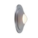 Ledra Orbi LED Wall Sconce - Matte Chrome / White