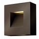 Luna Exterior Wall Sconce - Bronze / Etched Glass