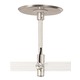 Monorail 2-Circuit 4 Inch Round Canopy - Satin Nickel / 