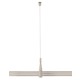 Monorail 2-Circuit Adjustable Standoff - Satin Nickel / 