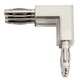Monorail 2-Circuit L Conductive Connector - Satin Nickel / 