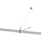 Monorail 2-Circuit Out-Rigger Standoff - Satin Nickel / 