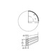 Monorail 2-Circuit Pre-Bent Rail 90 Degree Curve - Antique Bronze / 