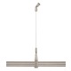 Monorail 2-Circuit Sloped Ceiling Adjustable Standoff - Satin Nickel / 