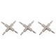 Monorail 2-Circuit X Conductive Connector - Satin Nickel Monorail 2-Circuit X Conductive Connector - Satin Nickel /