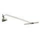 Monorail Wall Line Bare Head - Polished Nickel / 
