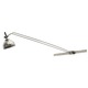 Monorail Wall Line Head with S6 Round Shade - Satin Nickel / Satin Nickel Monorail Wall Line Head with S6 Round Shade - Satin Nickel / Satin Nickel