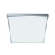 Newton Square Ceiling Flush Mount - Brushed Aluminum / White Newton Square Ceiling Flush Mount - Brushed Aluminum / White