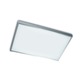 Newton Wide Ceiling Flush Mount - Brushed Aluminum / White Newton Wide Ceiling Flush Mount - Brushed Aluminum / White