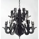 Night Watch Round Chandelier - Black Night Watch Round Chandelier - Black /