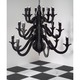 Night Watch Round Chandelier - Black Night Watch Round Chandelier - Black /