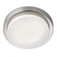 Odyssey Wall / Ceiling Mount - Satin Nickel / White Odyssey Wall / Ceiling Mount - Satin Nickel / White