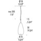Ombre S Pendant -  / 