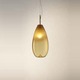 Ombre S Pendant - Brushed Bronze / Amber Smoked