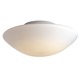 P851 Ceiling Flush Mount - White / Etched Opal