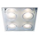 Palo Alto Wall / Ceiling Mount - Polished Chrome / Frosted Palo Alto Wall / Ceiling Mount - Polished Chrome / Frosted