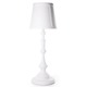 Paper Floor Lamp - White / White