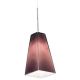 Freejack Piazza Pendant - Brushed Steel / Plum