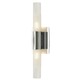 Regato Duo Wall Sconce - Chrome / Clear / Frost Regato Duo Wall Sconce - Chrome / Clear / Frost