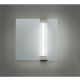 Rockette Wall Sconce - Satin Steel / Frosted Rockette Wall Sconce - Satin Steel / Frosted