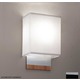 Soho Single Wall Sconce - Brushed Aluminum/Black Enamel / Cream