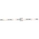 Styx Bath Bar - Chrome / Opal Styx Bath Bar - Chrome / Opal