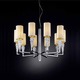 Subzero Chandelier - Chrome / White Subzero Chandelier - Chrome / White