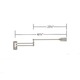 NAW33 Swing Arm Wall Sconce W / NAR83 Shade - /